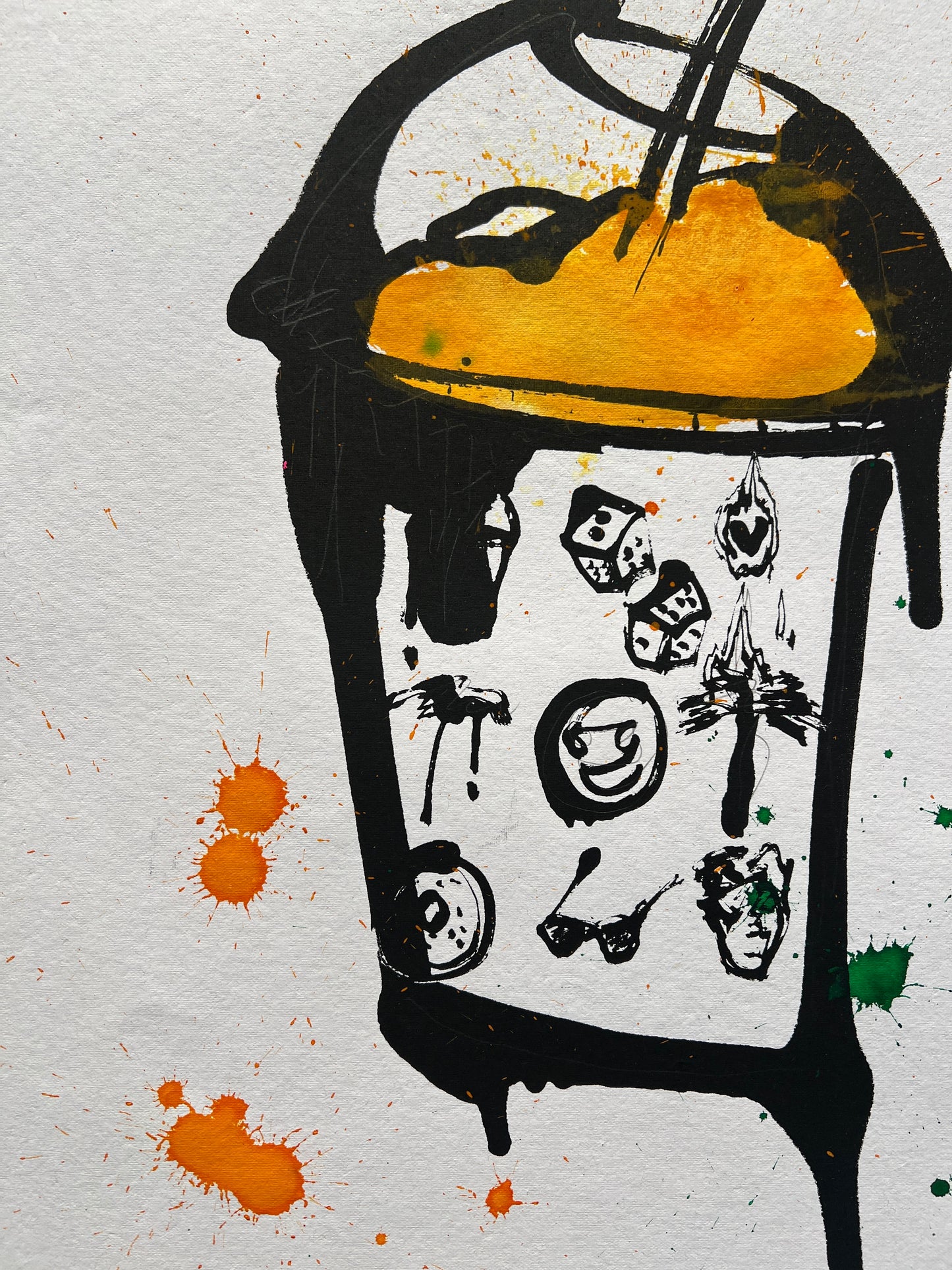 Hand Embellished Print, Fanta Fantasy 2/33