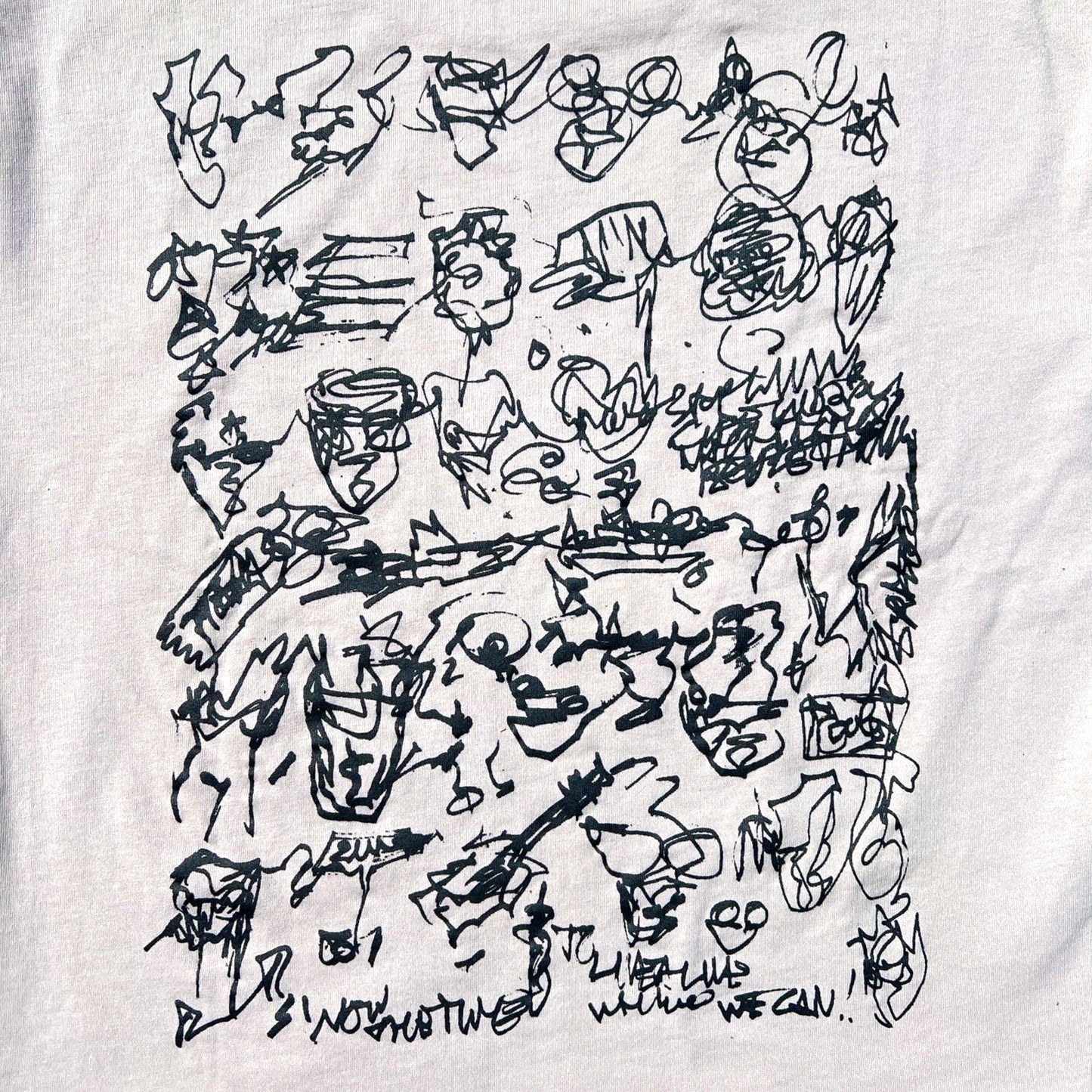 La Cienega Destroyed Sketch Crop Tee