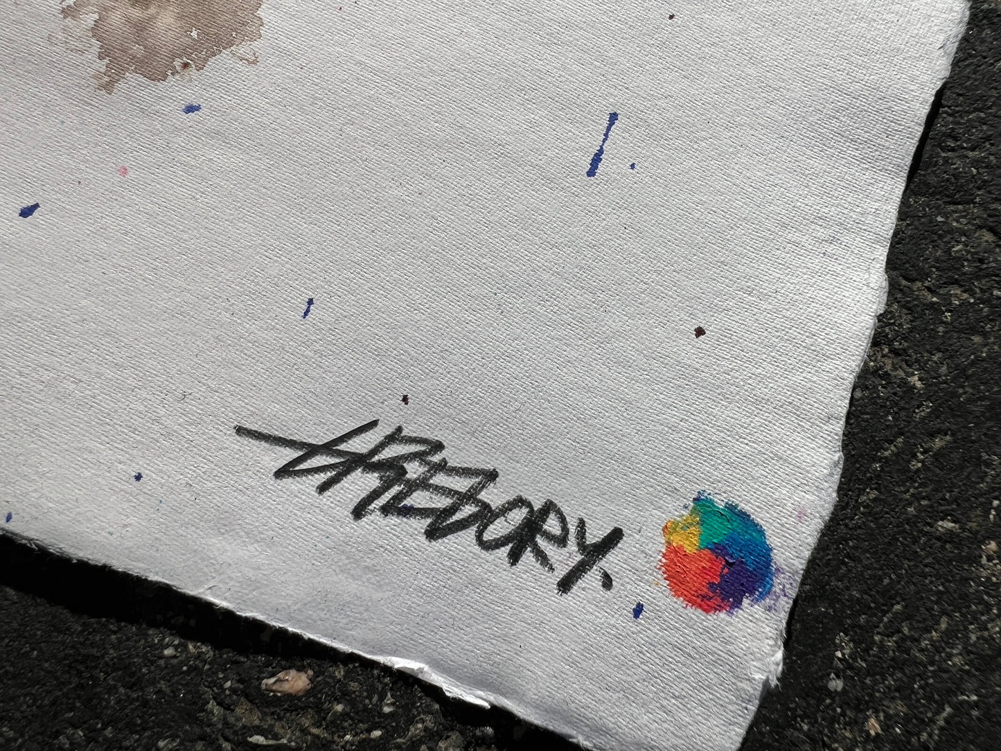 Hand Embellished Print, Chocolate Cool, 25/33