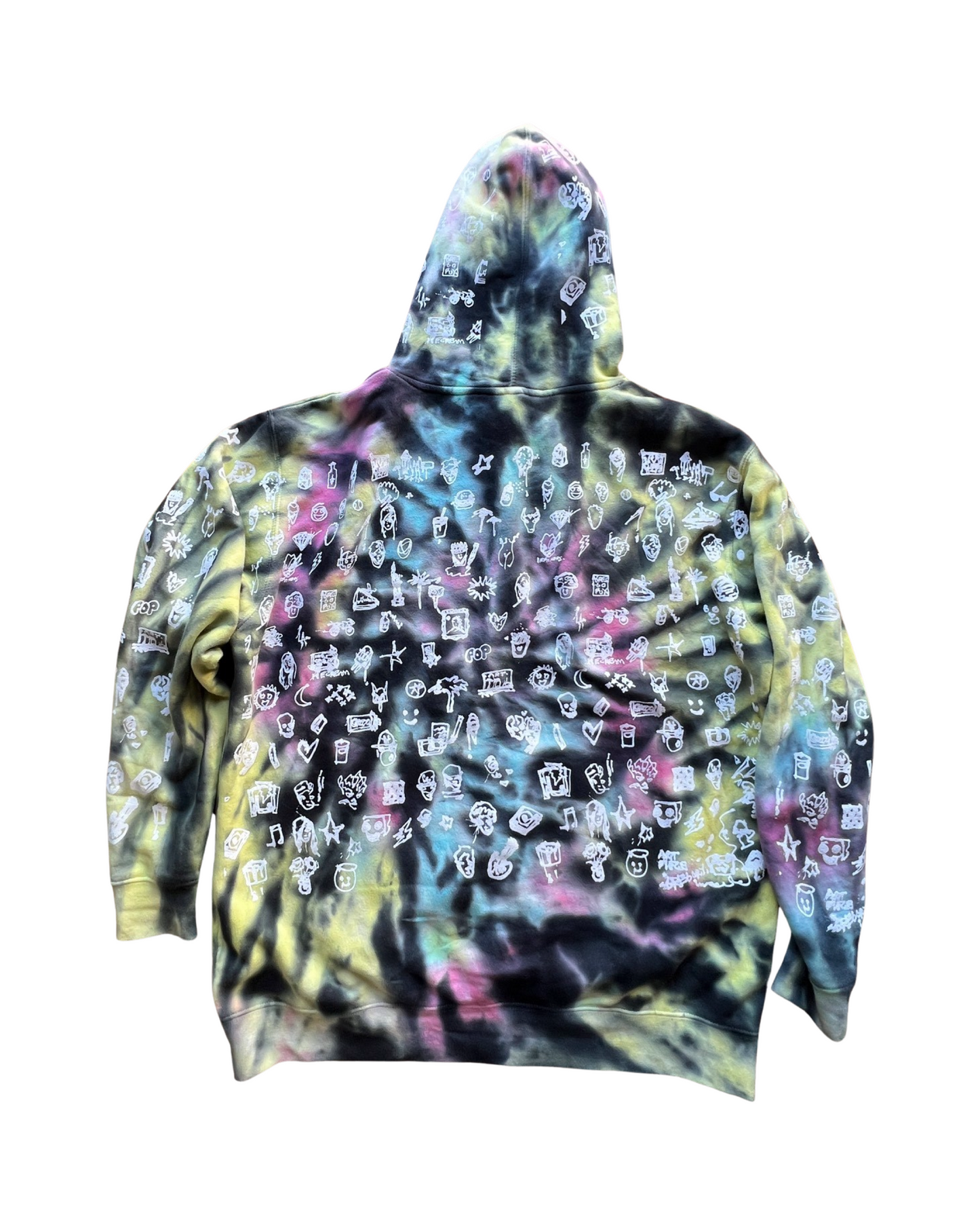 Icon Monogram Tie-Dye Hoodie