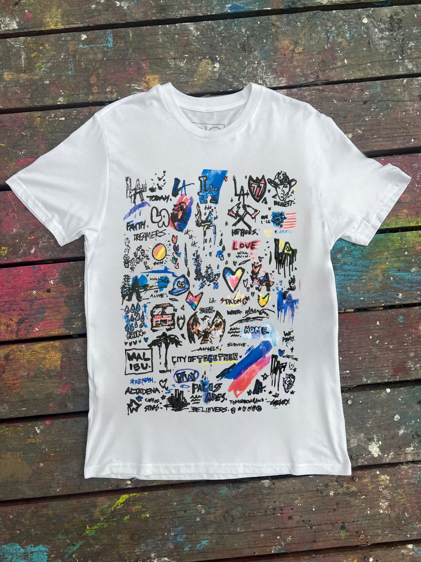 ANGELENOS Fire Support T-Shirt