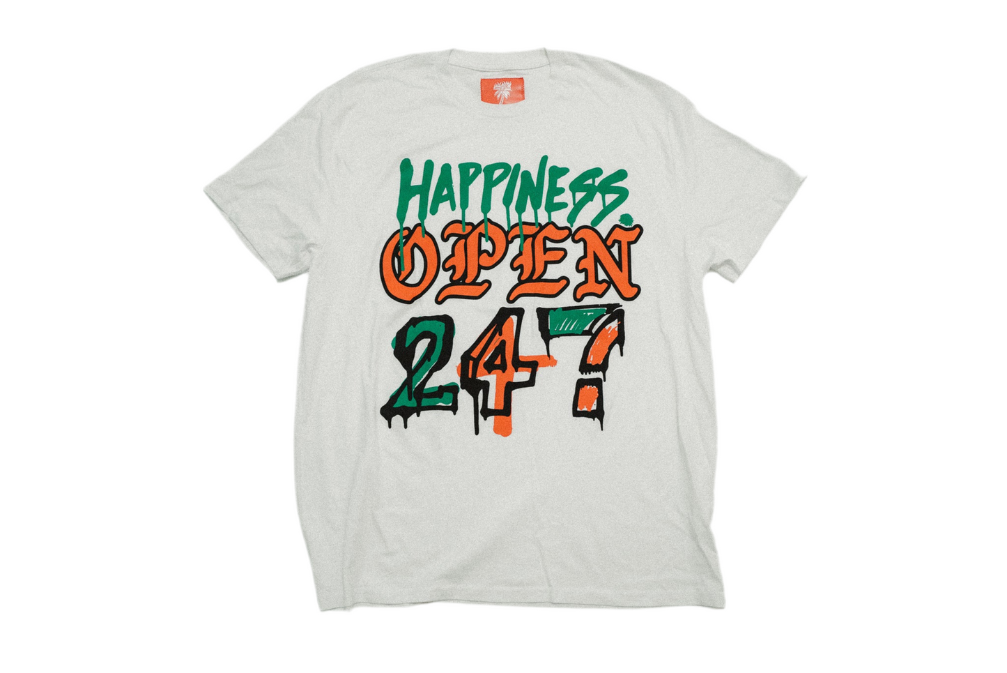 HAPPINESS OPEN 24-7 T-SHIRT