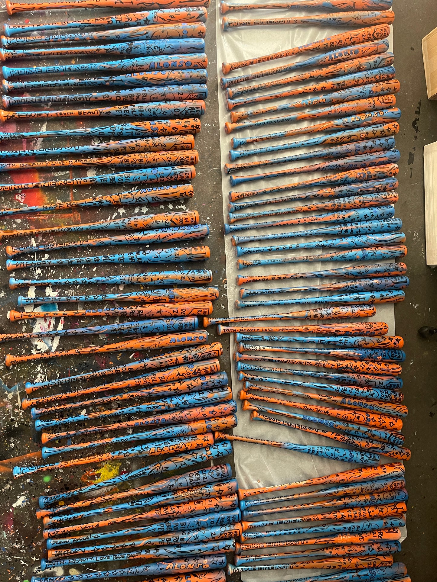 Pete Alonso x Gregory Siff 2021 Bat