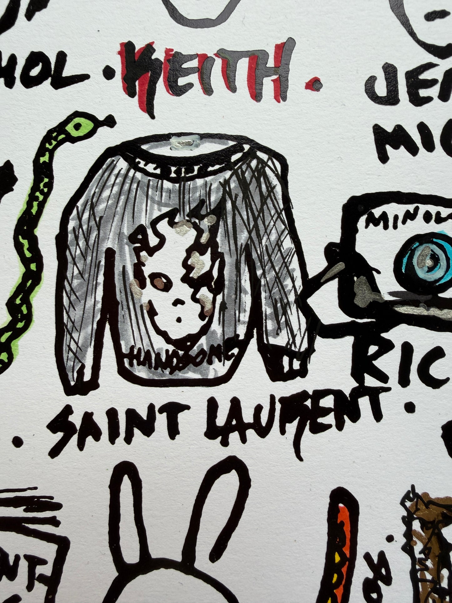 A Young Hunger Handpainted Edition 1/1