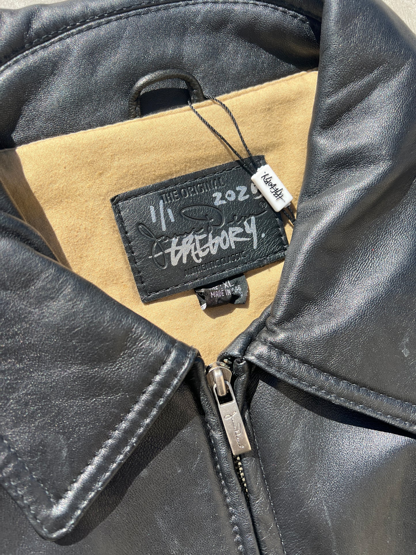 Paint Vegas Vintage Leather Jacket