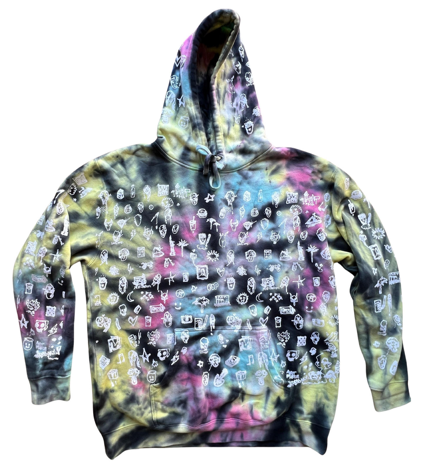 Icon Monogram Tie-Dye Hoodie