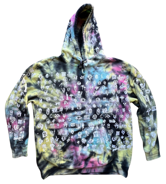 Icon Monogram Tie-Dye Hoodie
