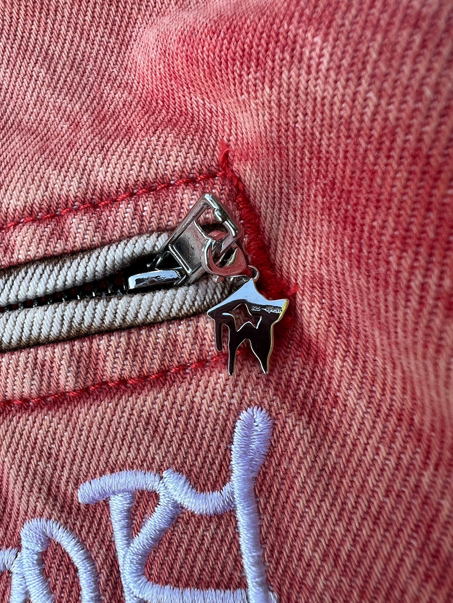 Peanut Butter Top Distressed Denim Work Jacket