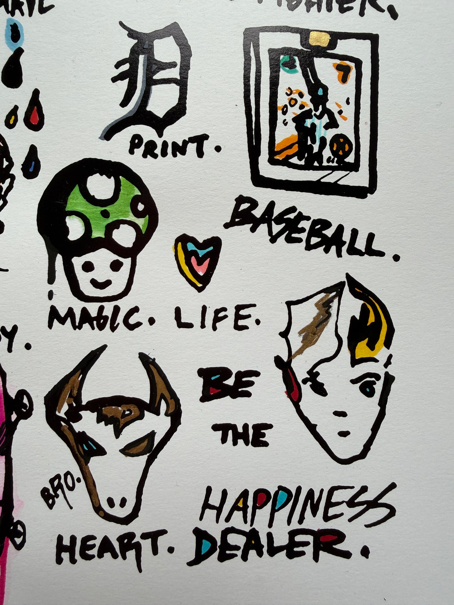 A Young Hunger Handpainted Edition 1/1